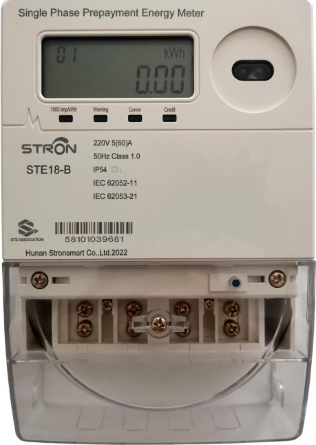 Tastatur-Art des TOU Tariffs Prepaid Smart Single-Phasen-Energie-Meter-230V