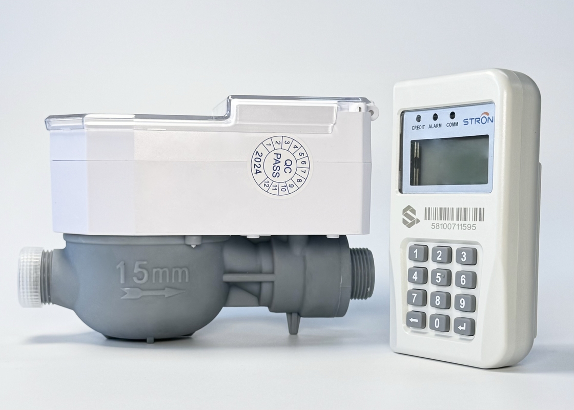 Fabrikdirekt R160 STS Smart CIU Fernbedienung integrierte Messinggehäuse IP68 Schutz Wasserzähler Vorauszahlung