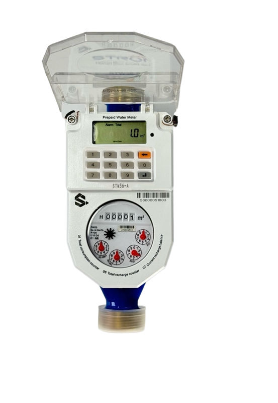 Temperaturbereich Minus 10 bis 55 Grad Celsius Industriewasserflussmesser Prepaid-Modus Durchflussmesslösung für die Industrie