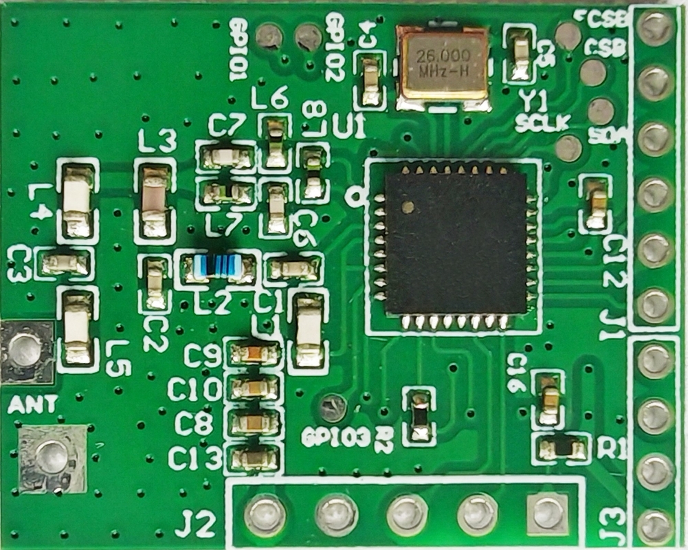 UART Wireless Module BGRF2 Ultra-Kompakte: 100kbps Geschwindigkeit, -121dBm Empfindlichkeit & 1μA Schlafmodus