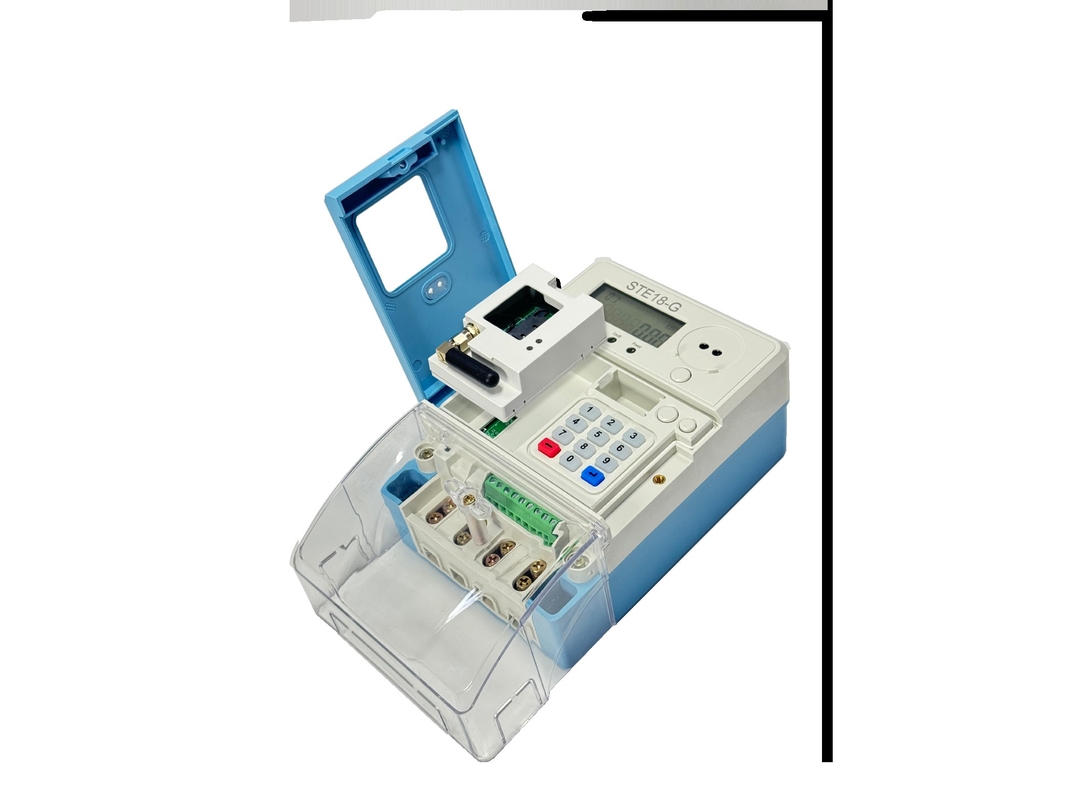 Intelligenter Prepaid-Stromzähler, der Unternehmen mit intelligentem Energiemanagement unterstützt GPRS STS Prepaid-Zähler, einphasig Intelligente mobile Zahlung mit fortschrittlicher Mobiltechnologie