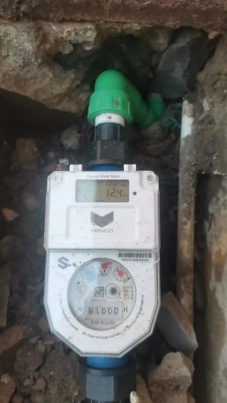 Fabrikdirekt R160 STS Smart CIU Fernbedienung integrierte Messinggehäuse IP68 Schutz Wasserzähler Vorauszahlung