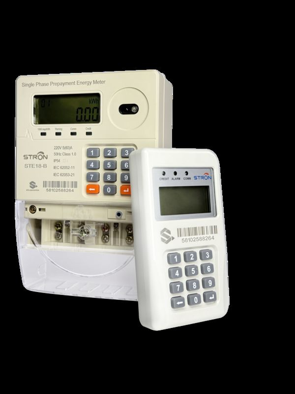 Mobilzahlungsbereiter intelligenter Prepaid-Stromzähler mit 10-jähriger Datenprotokollierung & Manipulations-Abschaltautomatik