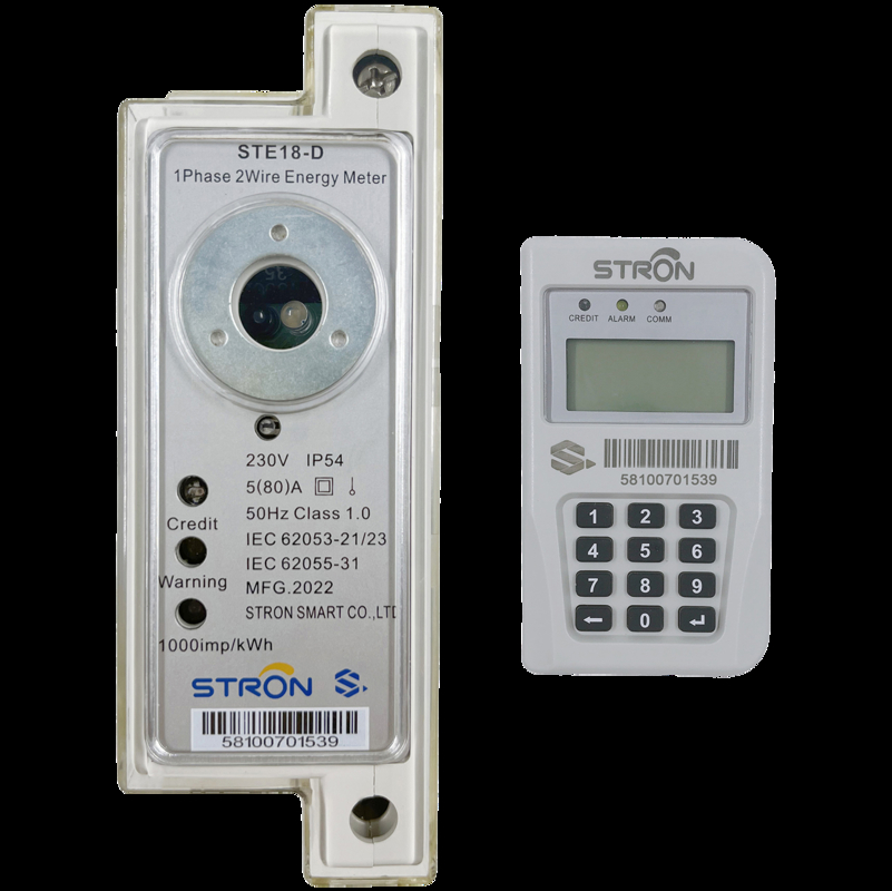 Intelligenter Prepaid-Stromzähler Alipay-Zahlungsoptionen Kommunikation mit AMI-System über Datenkonzentratornetzwerk Kompatibilität 2G und 4G