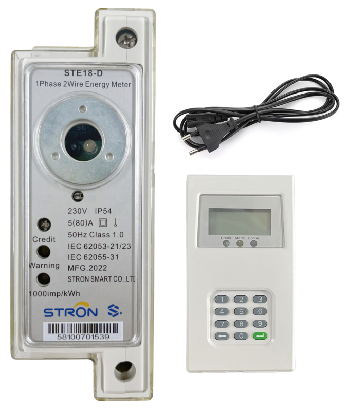 Intelligenter Prepaid-Stromzähler Alipay-Zahlungsoptionen Kommunikation mit AMI-System über Datenkonzentratornetzwerk Kompatibilität 2G und 4G