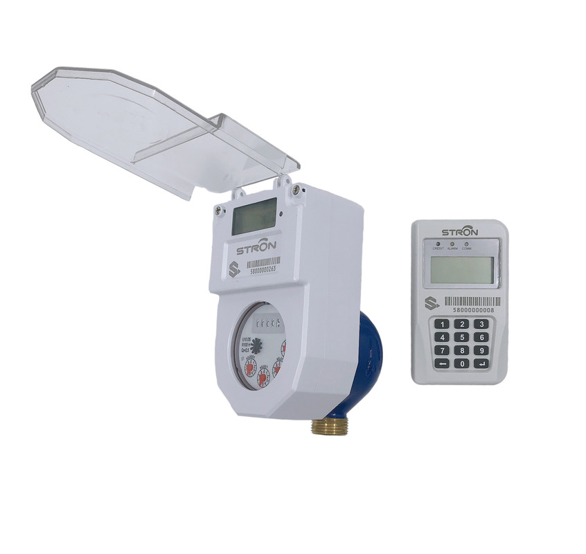 Highly Prepaid Water Meter for Measuring The Water Consumption DN15/DN20/DN25 7.8 Velocity Of Flow