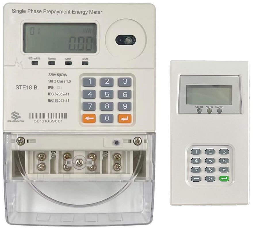 Vorzahlung Smart Prepaid Electricity Meter Einzelphase mit Stronpay Vending Software zur Bereitstellung von Daten zur Vorzahlung und zum Stromverbrauch