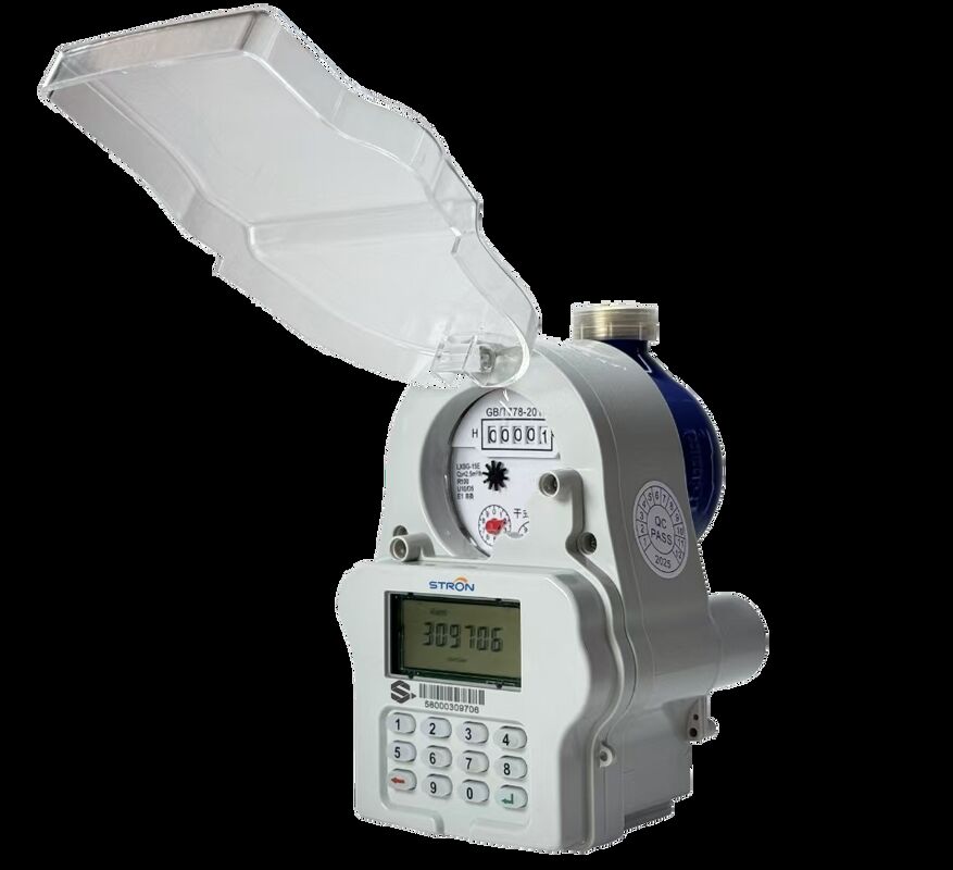 STRW240‑A STS-Tastatur Prepaid-Wasserzähler DN15‑DN25 Messing IP68 LoRa‑RF Fernablesung Manipulationsschutz für Haushalts- und Gewerbewasser