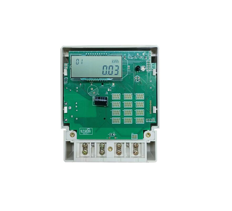Hot-Selling STS Single Phase M-PESA Keypad Smart Prepaid Stromzähler mit LCD-Display Klasse 1.0 Genauigkeit Vending-System