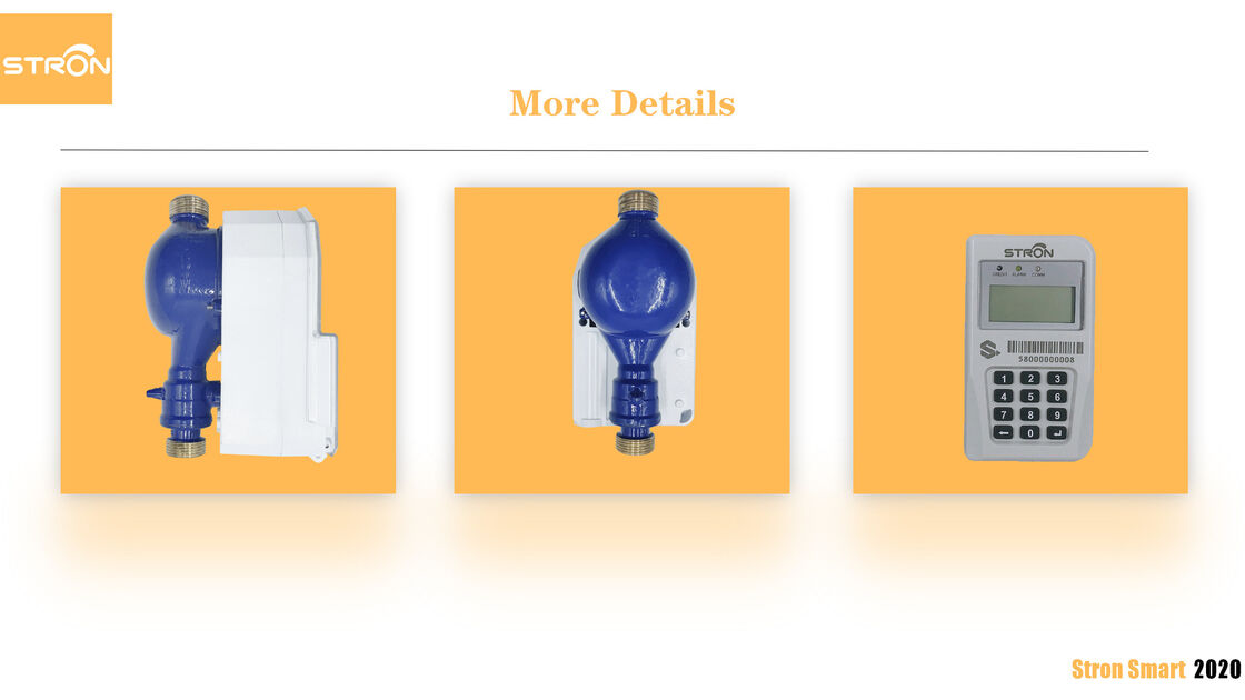 STS integrierte Smart-Wassermesser mit Schutzzertifikat IP68 und Größe DN15 für eine genaue Wasserflussmessung