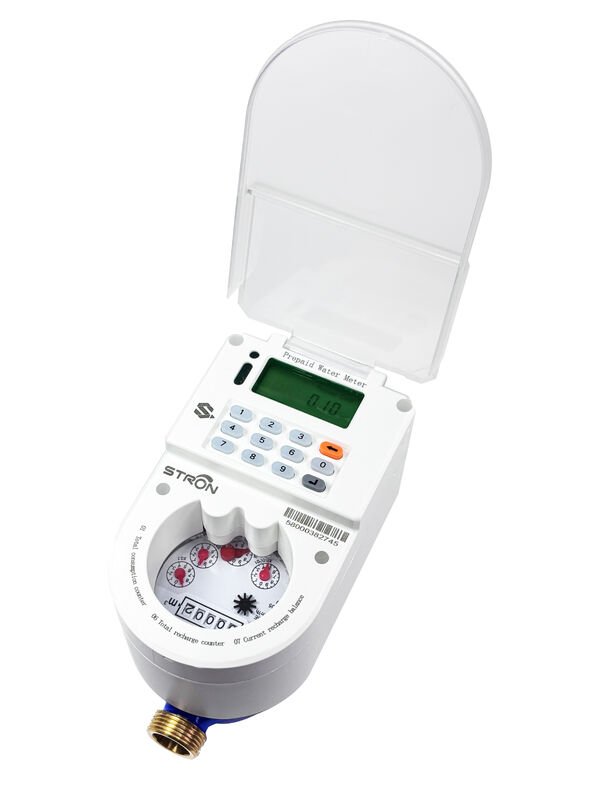 Brass Material STS Prepaid Water Meter with 16 Bar Pressure and IP68 Waterproof for Residential Use