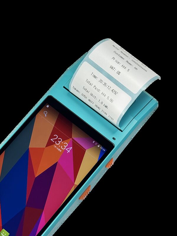 Tür-zu-Tür-Aufladung durch mobiles Verkaufsautomaten-Handheld-Terminal Aufladen Android 9.0 Handheld-Zahlungsterminal - Benutzerfreundliche Oberfläche für schnelle Aufladevorgänge