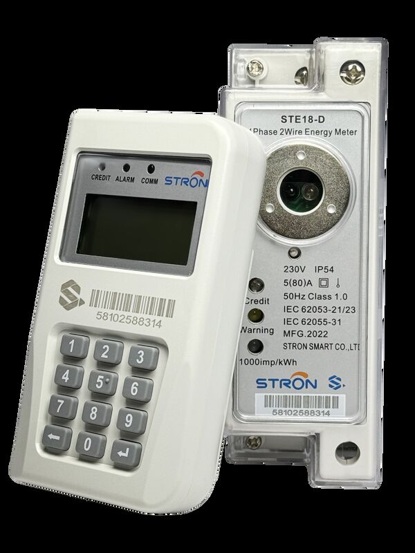 Tastatureingabe-basierter intelligenter Prepaid-Stromzähler mit Klasse-1-Genauigkeit und IP54-Schutzart, geeignet für die Leistungsüberwachung