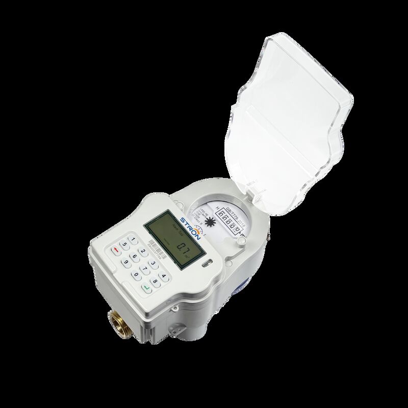 STRW240‑A STS-Tastatur Prepaid-Wasserzähler DN15‑DN25 Messing IP68 LoRa‑RF Fernablesung Manipulationsschutz für Haushalts- und Gewerbewasser