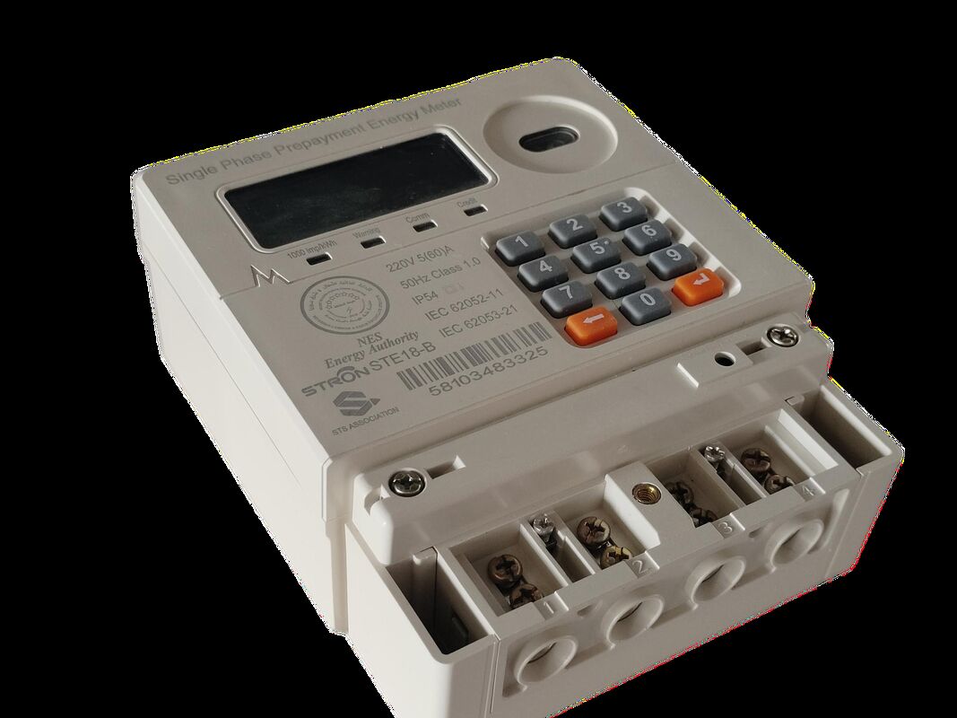 Vorauszahlungs-Token-Typ Smart Prepaid Stromzähler integriert mit unbegrenzter Kapazität und Stronpay-Verkaufssoftware zur Unterstützung von Energie