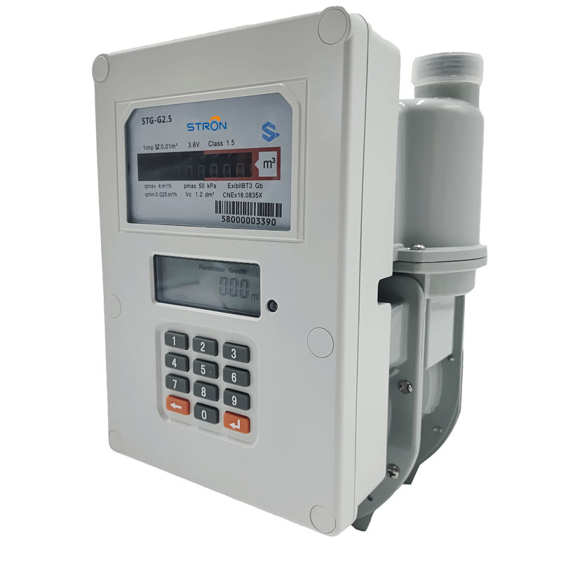 IP67 Antibesetzer frankierter Gaszähler, tragbarer Strömungsmesser des Gas-1.6m3/H