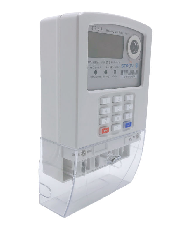 LORA-RF spaltete Tastatur Überziehschutzanlagen-Standardanti-besetzer auf, den Funktion einphasig-Smart-Strom-Meter mit CIU vorausbezahlte
