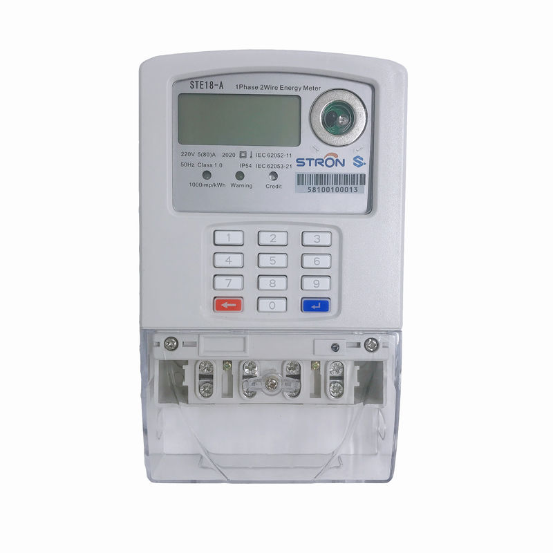 Frankiertes aufgeteiltes Tastatur-einphasig-intelligentes Energie-Meter Überziehschutzanlage Standard mit LORA-RF Modul