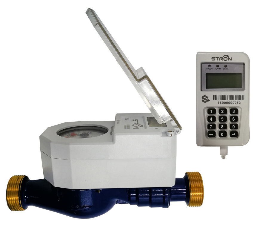 Vorausbezahltes DN20 R160 Wasserzähler spaltete Art mit Überziehschutzanlage bestätigte auf