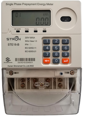 Frankierter Antibesetzer-einphasig-Energie-Meter-Eintritt-Schutz IP54 wasserdicht