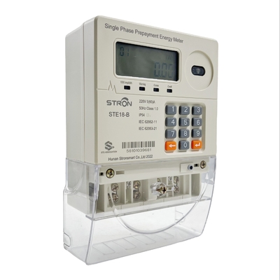 Tastatur-Art des TOU Tariffs Prepaid Smart Single-Phasen-Energie-Meter-230V