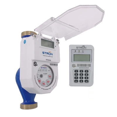 Fabrikdirekt R160 STS Smart CIU Fernbedienung integrierte Messinggehäuse IP68 Schutz Wasserzähler Vorauszahlung