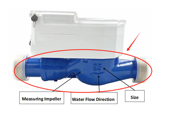Wassermessung mit NB-IOT-Smart-Wasserzähler 0,1-90C Wassertemperatur 4-M16/8-M16/8-M16/8-M16/8-M20 Verbindungsschrauben