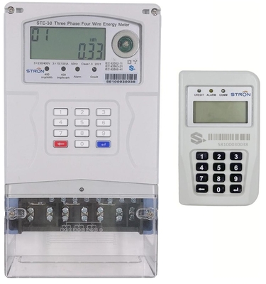 Vorauszahlung 3-Phasen-Digital-Split-Stromzähler RS485 Kommunikation DIN-Schiene Fernzugriff für Home-Office-Energiemonitoring