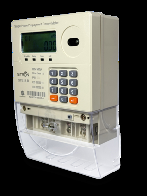 Smart User Management Smart Prepaid Stromzähler für Haushalte robust zertifiziert und arbeitet bei -25°C bis 70°C