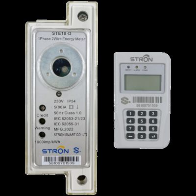 10 Years Data Storage Single Phase Smart Prepaid Electricity Meter for Accurate Electricity Consumption Counting and Tracking