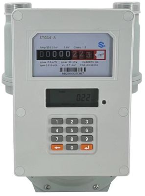 STS Standard All-in-One Prepaid-Gaszähler - unterstützt M-PESA-Wiederaufladung, NB-IoT-Fernüberwachung, manipulationssicher für den Wohnbereich