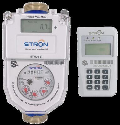 Temperatur 0C-50C Smart-Wasserzähler bietet Messbereich 0-999999 Liter Betriebsdruck ≤1.6Mpa Lösung für das Wassermanagement