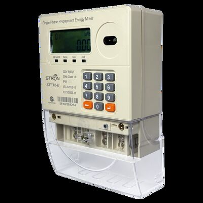 STE18-B Geteilter Prepaid-Stromzähler für Einphasenstrom mit CIU-Benutzeroberfläche, IP54 wasserdicht und staubdicht, STS-zertifiziert, unterstützt TOU-Tarif, LoRa-RF & PLC-Kommunikation optional