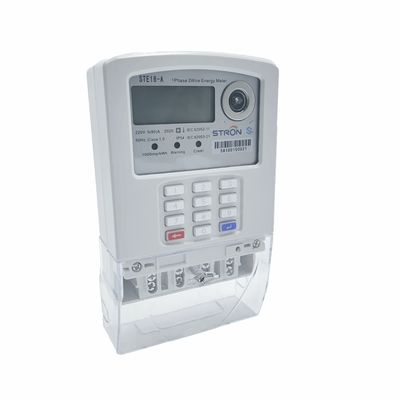 Intelligente Tastatur frankiertes einphasig-Strom-Meter mit AMI System und unabhängiger verkaufender Plattform