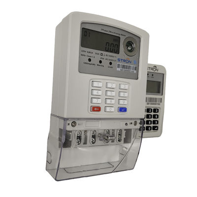 Aufgeteilte Tastatur frankiertes einphasig-Strom-Meter mit CIU