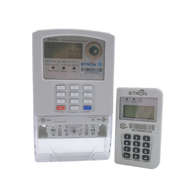 Konforme aufgeteilte Tastatur-Vorauszahlungs-intelligentes Electric Power-Meter einphasiges Überziehschutzanlage mit LORA-RF Benutzerschnittstellen-Einheit