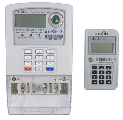 LORA-RF spaltete Tastatur Überziehschutzanlagen-Standardanti-besetzer auf, den Funktion einphasig-Smart-Strom-Meter mit CIU vorausbezahlte