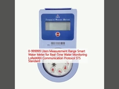 0-999999 Litern Messbereich Smart Water Meter für Echtzeit-Wasserüberwachung LoRaWAN Kommunikationsprotokoll STS Standard